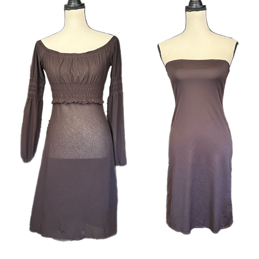 Vintage 90s Laundry Shelli Segal Sheer Mesh Renaissance Faire Dress
